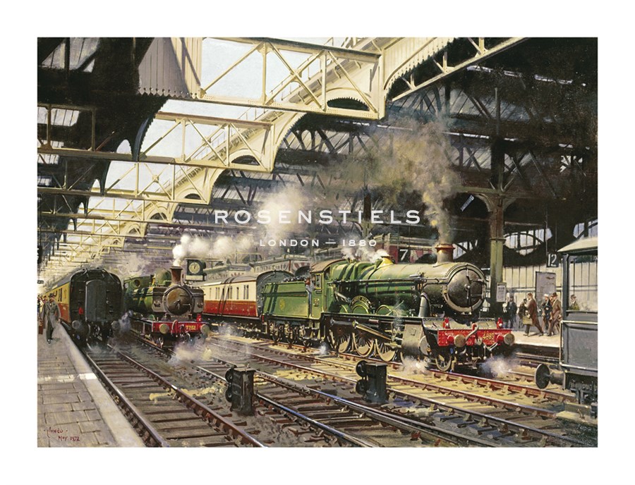 Terence Cuneo Hand Numbered Limited Edition Print on Paper :"Albert Hall, Snow Hill Station"