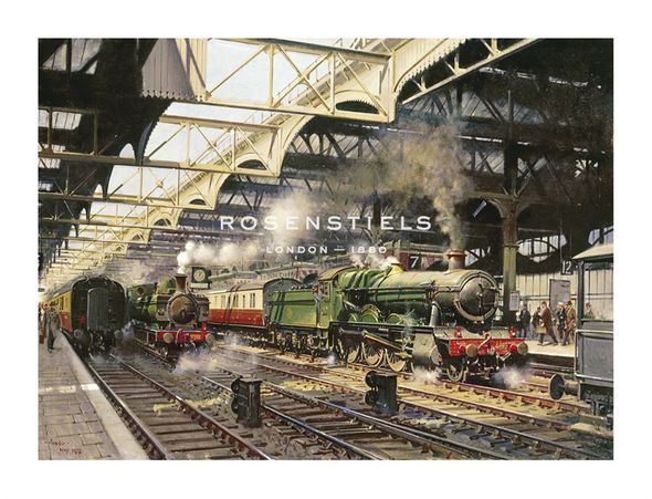 Terence Cuneo Hand Numbered Limited Edition Print on Paper :"Albert Hall, Snow Hill Station"