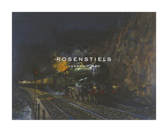 Terence Cuneo Hand Numbered Limited Edition Print on Paper :"Night Express"