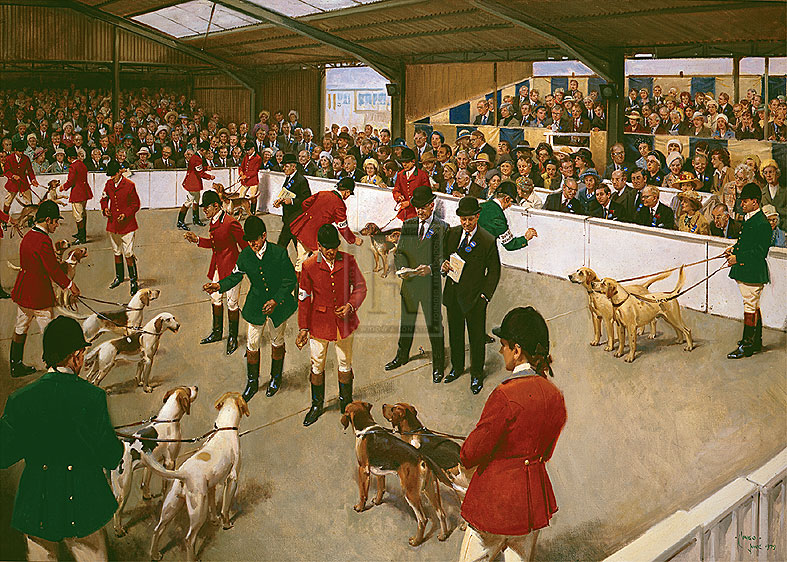 Terence Cuneo Hand Numbered Limited Edition Print on Paper :"Peterborough Show"