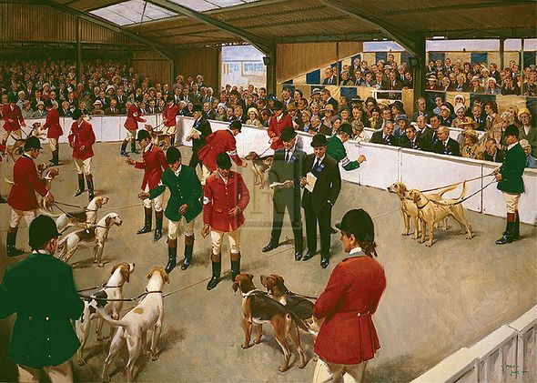 Terence Cuneo Hand Numbered Limited Edition Print on Paper :"Peterborough Show"