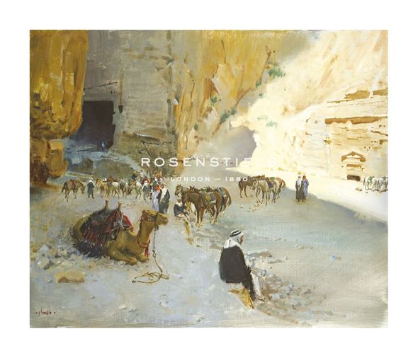 Terence Cuneo Hand Numbered Limited Edition Print on Paper :"Petra"