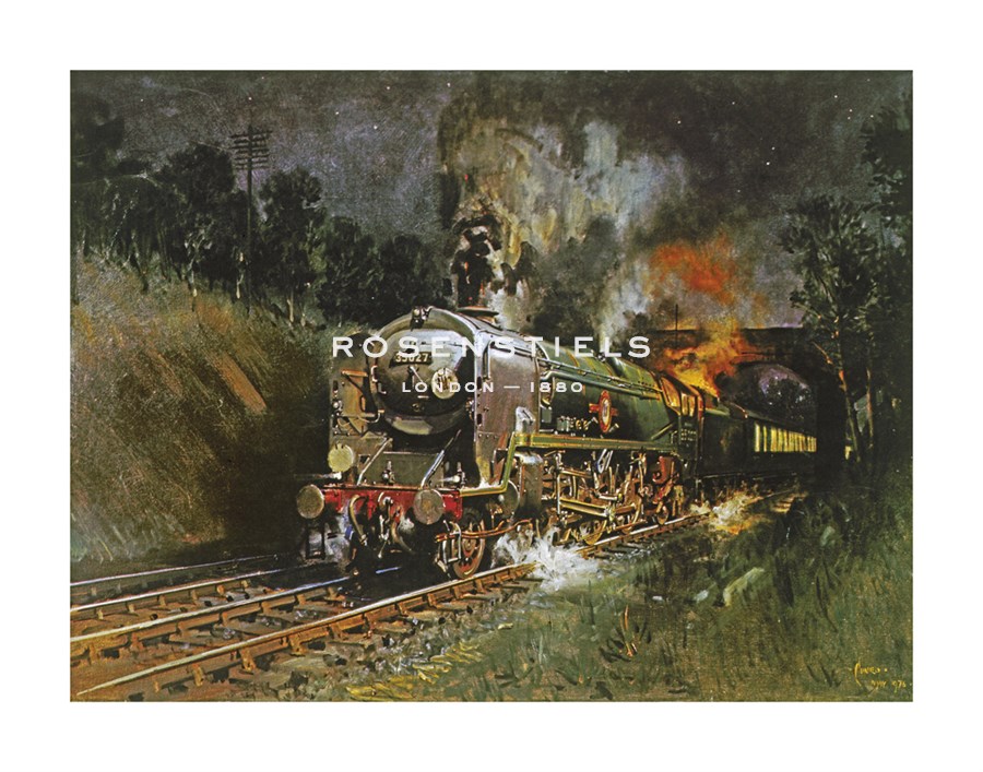 Terence Cuneo Hand Numbered Limited Edition Print on Paper :"Port Line"
