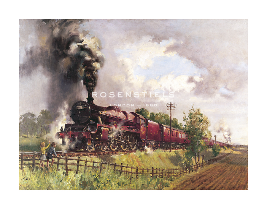 Terence Cuneo Hand Numbered Limited Edition Print on Paper :"The Lickey Incline"