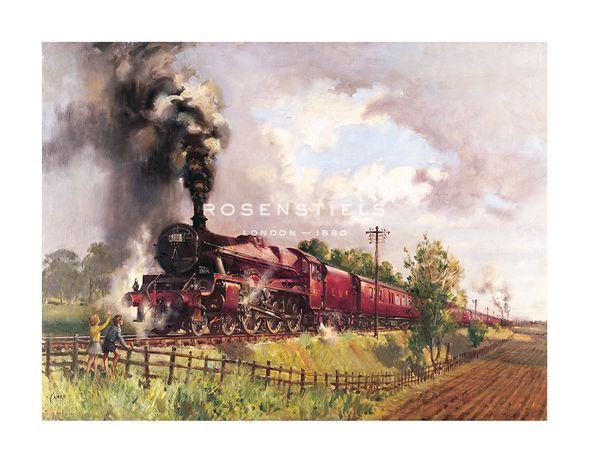 Terence Cuneo Hand Numbered Limited Edition Print on Paper :"The Lickey Incline"