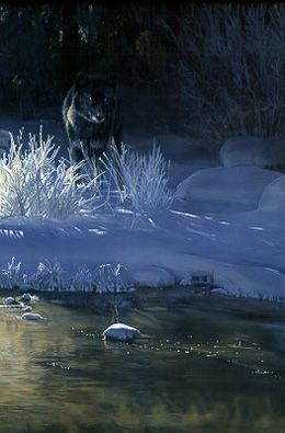 TERRY ISAAC 27X18 Secondary Market Art: "BLACK MAGIC"
