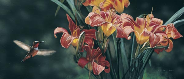 Terry Isaac Handsigned & Numbered Limited Edition Canvas Giclee:"Brand New Day"