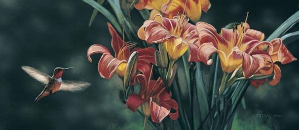 Terry Isaac Handsigned & Numbered Limited Edition Canvas Giclee:"Brand New Day"