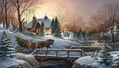 Terry Redlin 2006 Unsigned Limited Edition Paper Lithograph:"Heading Home"