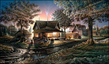 Terry Redlin American Portrait Limited Edition: Heartfelt Firsts - "His First Day"