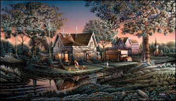 Terry Redlin American Portrait Limited Edition: Heartfelt Firsts - "His First Friend"
