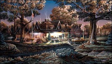 Terry Redlin American Portrait Limited Edition: Heartfelt Firsts - "His First Goodbye"