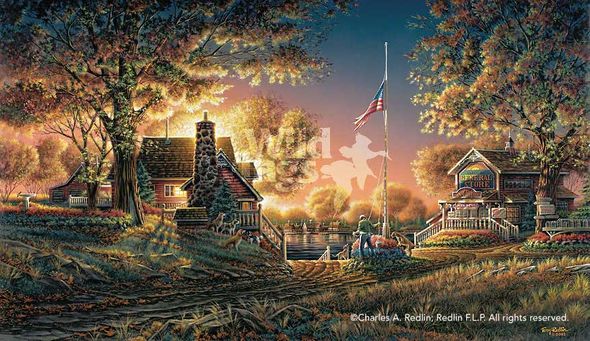 Terry Redlin Artist Proof Print: "Good Evening, America!"