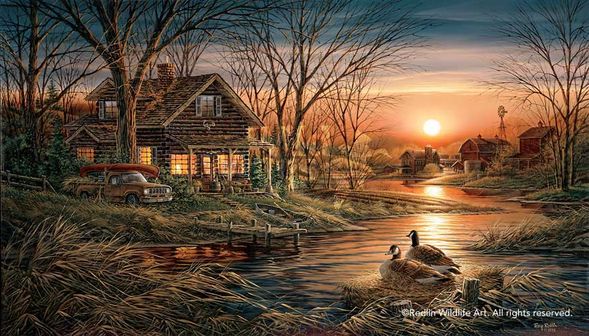 Terry Redlin Artist Proof Print: "Shoreline Neighbors"