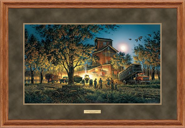 Terry Redlin Deluxe Framed Elite Edition: "Bountiful Harvest Elite"