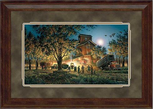 Terry Redlin Deluxe Framed Elite Edition: "Bountiful Harvest Elite" Terry Redlin Deluxe Framed Elite Edition: "Bountiful Harvest Elite"