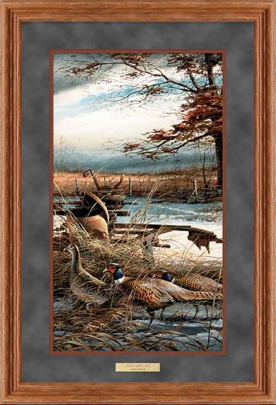 Terry Redlin Framed Deluxe Open Edition Pinnacle Print: "Rusty Refuge II"