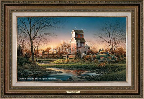 Terry Redlin Framed Encore Canvas: "Above the Fruited Plain"