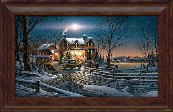 Terry Redlin Framed Encore Canvas: "And Crown Thy Good with Brotherhood"
