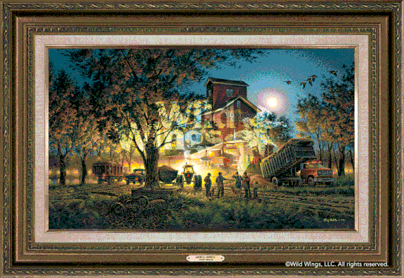 Terry Redlin Framed Encore Canvas: "Bountiful Harvest"