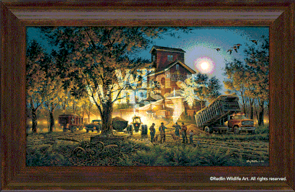 Terry Redlin Framed Encore Canvas: "Bountiful Harvest"