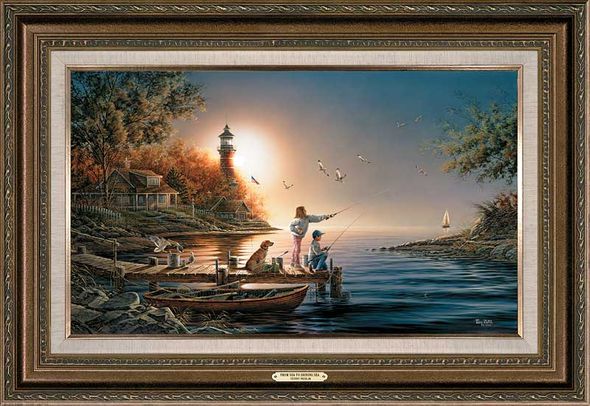 Terry Redlin Framed Encore Canvas: "From Sea to Shining Sea"