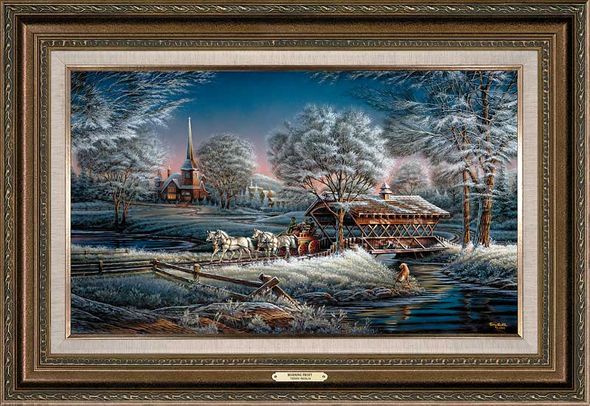 Terry Redlin Framed Encore Canvas: "Morning Frost"