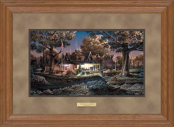 Terry Redlin Framed Encore Print: "  His First Goodbye"