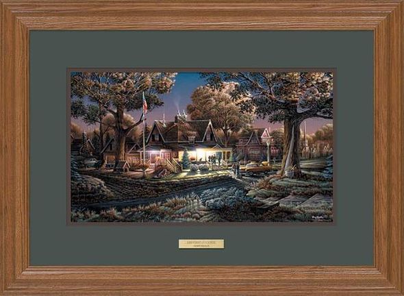 Terry Redlin Framed Encore Print: "  His First Goodbye"