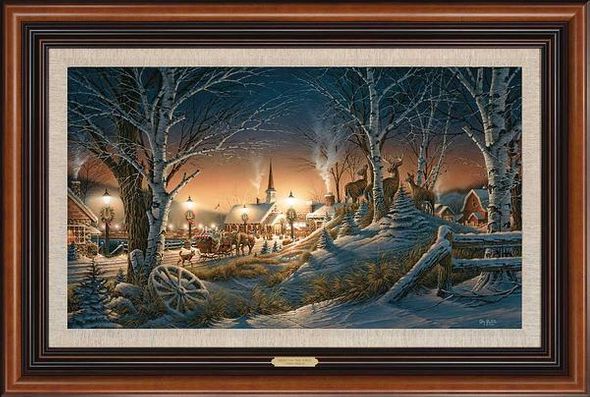 Terry Redlin Framed Master Canvas: "Night on the Town"