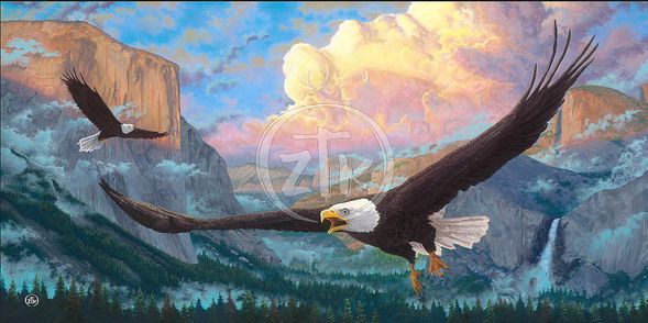 Zac Kinkade Limited Edition Canvas Giclee:"Spirit of Yosemite"