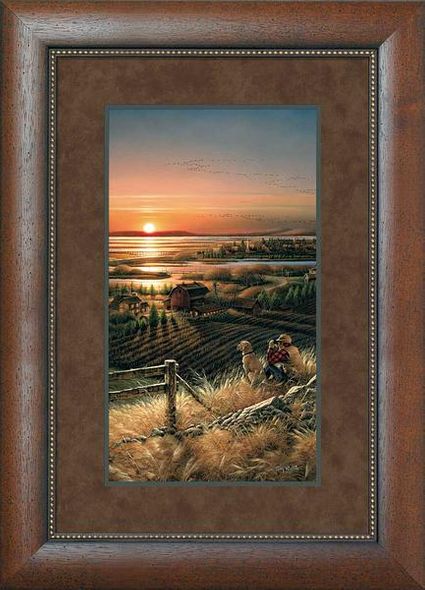 Terry Redlin Framed Pinnacle Print: "  Best Friends"