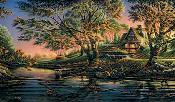 Terry Redlin Hand Signed and Numbered Limited Edition Master Canvas:"Close to Paradise"