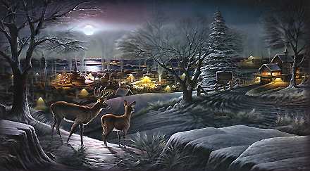 Terry Redlin Handsigned and Numbered Limited Edition: "Hometown"