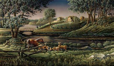 Terry Redlin Handsigned & Numbered Limited Edition Print:" Natural Curiosity"