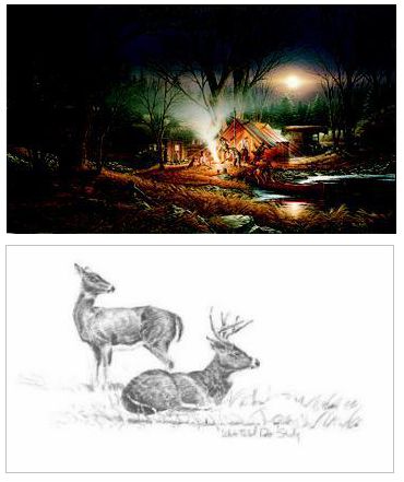 Terry Redlin Limited Edition Print: "Campfire Tales"