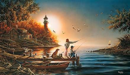 Terry Redlin Limited Edition Print: "From Sea to Shining Sea"
