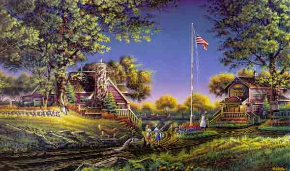 Terry Redlin Limited Edition Print: "Good Morning America"