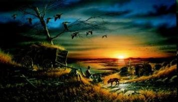 Terry Redlin Limited Edition Print: "Lifetime Companions"