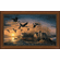 Terry Redlin Museum Edition Oversize Canvas:"Sundown - Canada Geese"