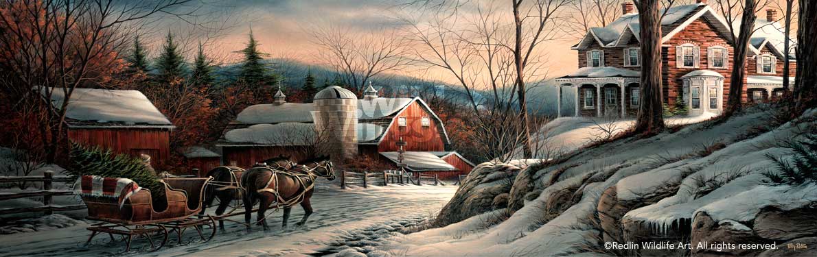 Terry Redlin Open Edition Fine Art Print:"Coming Home"