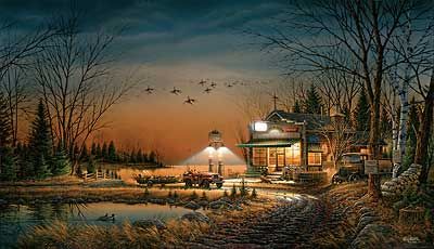 Terry Redlin Open Edition Fine Art: "Welcome to Paradise (Canvas Encore)"