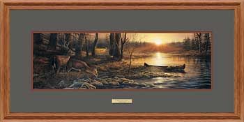 Terry Redlin Open Edition: "Oak Framed Morning Glow Horizon"