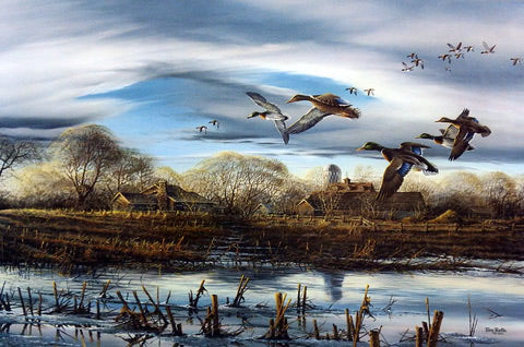 Terry Redlin Print-Signed and Numbered:"Spring Thaw"