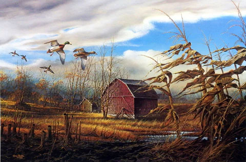 Terry Redlin Print-Signed and Numbered:"The Homestead"