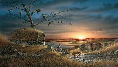 Terry Redlin Signed by the Artist Limited Edition Paper Lithograph:"Lifetime Companions"