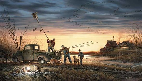 Terry Redlin Signed by the Artist Limited Edition Paper Lithograph:"The Conservationists"