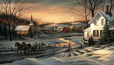 Terry Redlin Signed by the Artist Open Edition Paper Lithograph:"Together for the Season" Terry Redlin Signed by the Artist Open Edition Paper Lithograph:"Together for the Season"