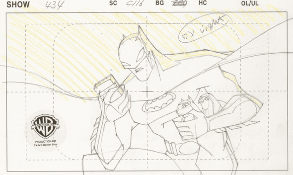 The Batman Original Production Drawing: "Batman"