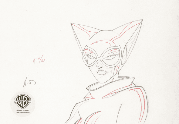 The Batman Original Production Drawing: "Catwoman"